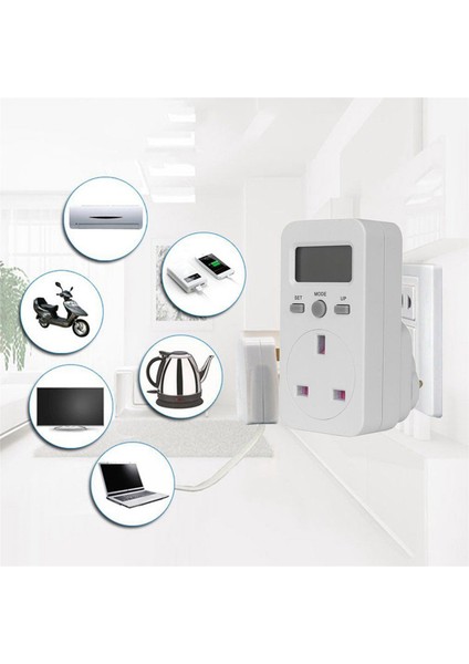 2x Dijital Güç Ölçer Eklenti Soketi Elektrikli Wattmetre Enerji Monitörü Ingiltere Fişi (Yurt Dışından) indirimleri