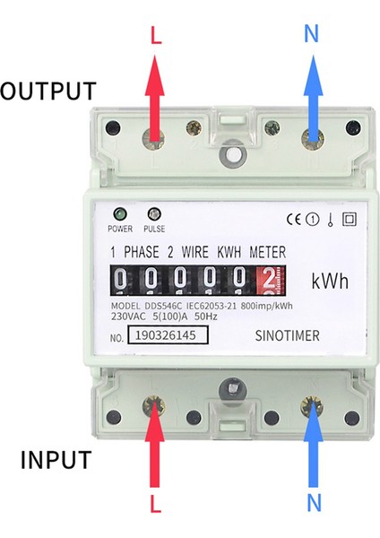4x Elektrikli Tek Fazlı Iki Telli Ac 220V 100A Enerji Ölçer Kwh Sayaç Tüketimi Analog Elektrik Wattmetre (A) (Yurt Dışından) fırsatları