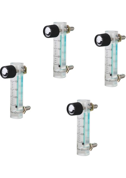 4x 0.1-1.5lpm 1.5l Oksijen Akış Ölçer, Oksijen Hava Gazı Için Kontrol Valflı Akış Ölçer (Yurt Dışından)