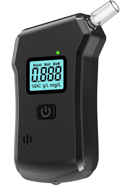Dijital Nefes Alkol Test Merkezi Breathalyzer LCD Ekran Alkol Ölçer Alkol Testi Taşınabilir Sarhoş Sürüş Analizörü (Yurt Dışından)