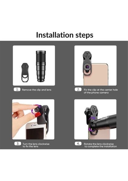 10 Arada 1 Cep Telefonu Lens Kiti 22X Telefoto Lens Balıkgözü Lens+Geniş Açılı Makro Lens+Tüm Akıllı Telefonlar Için Cpl Filtreleri (Yurt Dışından) indirimleri
