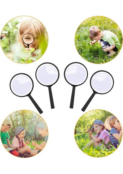 Çocuklar Büyüteç 32 Adet, Plastik El Tipi Mini Taşınabilir Büyütme Cam Küçük Çocukları Büyüteç Için Oyuncaklar Explorer (Yurt Dışından)