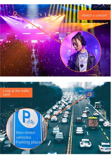 Yüksek Çözünürlüklü Dürbünler Düşük Işıklı Gece Görüşü Uzun Mesafeli Portatif Seyahat Teleskopu Monoküler Av Oyuncak Odaklama (Yurt Dışından) indirimleri