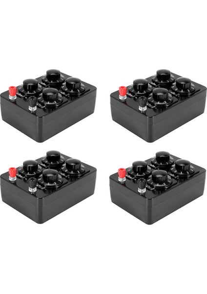 4x 0-9999 Ohm Basit Direnç Kutusu Hassas Değişken On Yıl Direnç Öğretim Enstrümanı (Yurt Dışından)