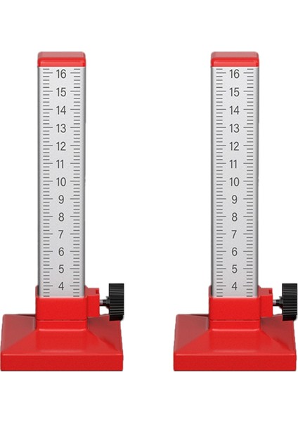 2pc Ahşap Işleme Eşit Yükseklik Hükümdarı Konumlandırma Yatay Yükseklik Cetveli Çift Taraflı Ölçekli Seramik Tile Özel Araç A (Yurt Dışından)