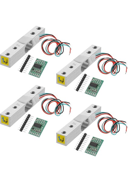 Dijital Yük Hücre Ağırlığı Sensörü-8 Setler 1kg Yük Hücre HX711 Ad Tartım Amplifikatör Modülü Basınç Sensörü Hücre Amplifikatörü (Yurt Dışından) fiyatları