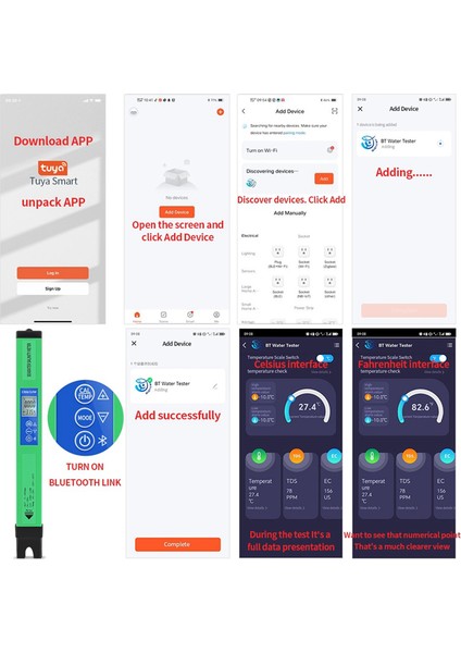 5in1 Su Kalitesi Test Cihazı Dijital Tuzluluk Ölçer Ec Tds S.g Diken Su Havuzu Akvaryum Hidroponik Için Tuz Monitörü (Yurt Dışından) indirimleri