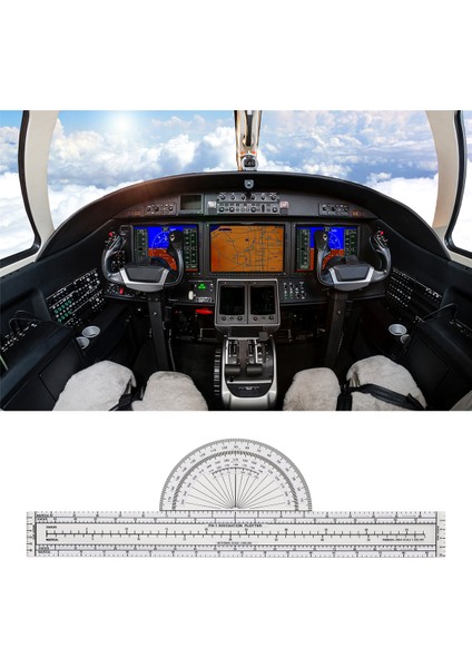 2 Pcs Plotter Plotter Aracı Havacılık Plotter Wac Grafikleri Pilot Navigasyonu Için Hava Navigasyonu Plotter Pilot Aksesuarları (Yurt Dışından) indirimleri