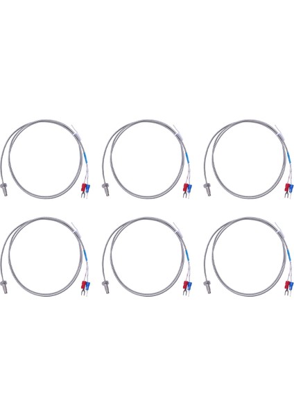 6pcs 3.3ft K Tip Termokupl Sıcaklık Denetleyicisi 0-400C Sensör Prob (Yurt Dışından)