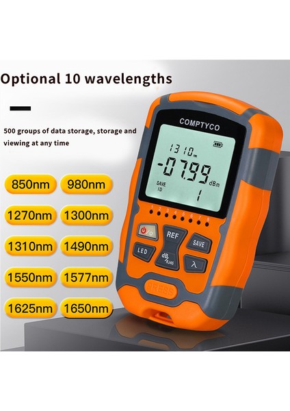 Comptyco Mini Optik Güç Ölçer Aua-M7 Opm Fiber Optik Kablo Test Cihazı -70DBM-+10DBM Sc/fc/st Evrensel Arayüz Konnektörü (Yurt Dışından) fiyatları