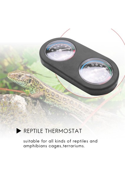 Vivarium Teraryum Için 2x Sürüngen Tank Termometresi Higrometre Sıcaklık Nem Monitörü (Yurt Dışından) modelleri