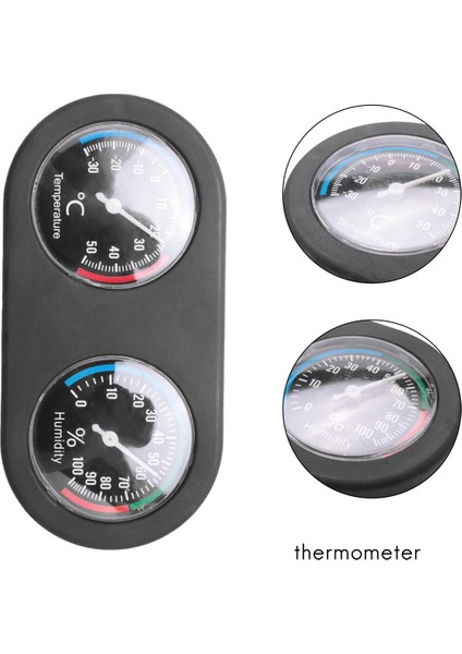 Vivarium Teraryum Için 2x Sürüngen Tank Termometresi Higrometre Sıcaklık Nem Monitörü (Yurt Dışından) fırsatları