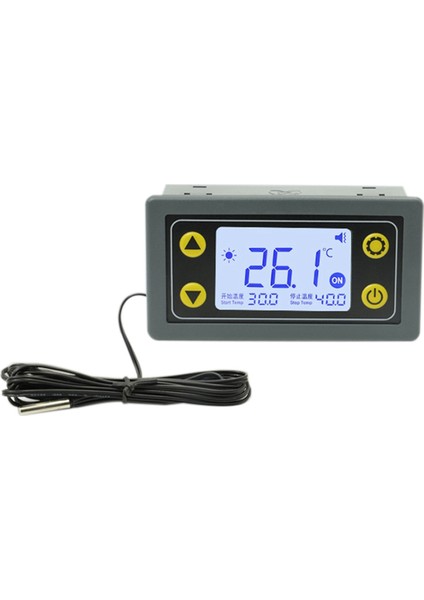 SA10 Termostat Sıcaklık Denetleyicisi Dijital Ekran Termostat Yüksek Düşük Sıcaklık Alarm (Yurt Dışından)