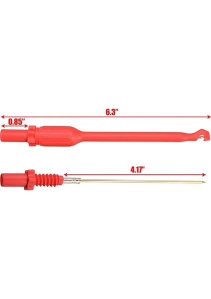 2pcs/set 4mm Tel Piercing Klips 10A Otomotiv Test Kurşun Kiti Otomotiv Tel Delinme Probu Delinme Ponks Ponks Teliback Prob Pimleri (Yurt Dışından) modelleri