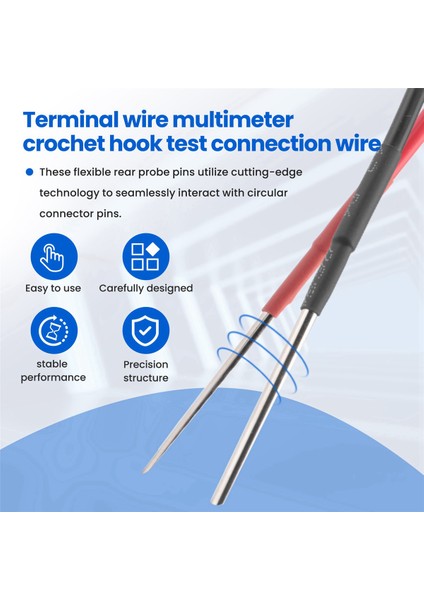 4 Adet Esnek Kaşık Arka Problar, Arka Prob Pimleri Otomotiv 4mm Muz Fiş Test Uçları ile Uyumlu (Yurt Dışından) indirimleri