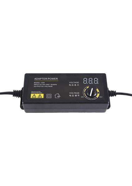 60W 3-36V U&#39;la Ayarlanabilir Evrensel Uygun Ekranlı Çok Fonksiyonlu Taşınabilir Voltaj Adaptörü (Yurt Dışından) fırsatları