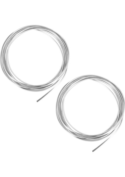 2x 20FT Krom Kalıplama Trim Şerit Araba Kapı Kenar Çizik Koruma Koruyucusu Kapak Gümüş (Yurt Dışından)