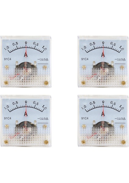 4x Sınıf 2.5 Doğruluk Dc 0-1 A Amper Analog Ölçer Ammetre 91C4 (Yurt Dışından)