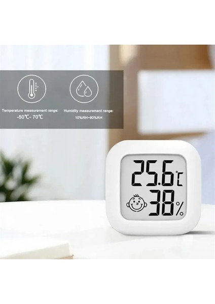 Mini Dijital Termometre ve Higrometre Iç Mekan Yüksek Hassasiyetli Sıcaklık Sensörü Ev Higrometre (Yurt Dışından) modelleri