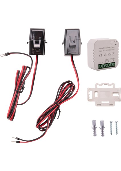 Tuya Smart Life Wifi Enerji Ölçer 80A Ct Clamp Kwh Güç Tüketimi Monitörü Elektrik Istatistikleri, 2 Ct (Yurt Dışından) fiyatları