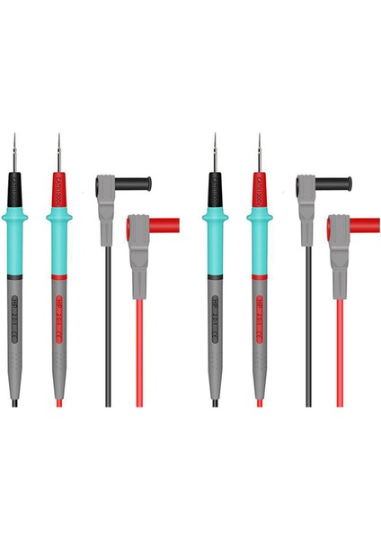 2x Multimetre Testi Silikon Çizgi 1000V 20A Iğne-Tip Prob Test Multimetre Kablosu (Yurt Dışından) fiyatları