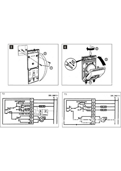 3x MT01 220VAC Oda Mekanik Termostat Kümikan Fan Fan Brol Termostat Sıcaklık Kontrolü (Yurt Dışından) fırsatları