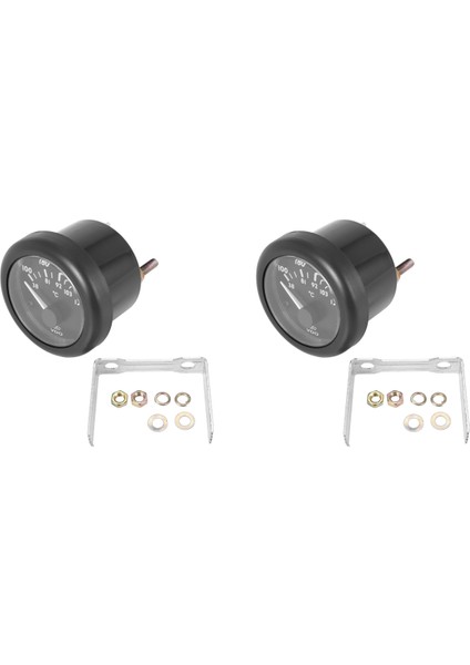 2x Vdo Su Sıcaklığı Göstergesi Elektromanyetik Su Sıcaklığı Göstergesi 38-120C/100-250F 24V (Yurt Dışından)