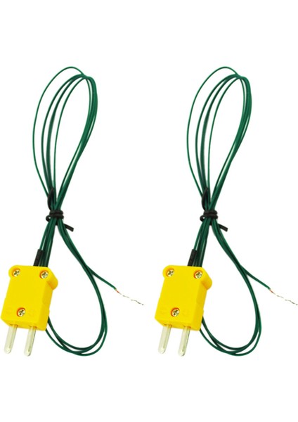Dijital Termometre Için 2x T Tip K Termokupl Tel Kurşun (Yurt Dışından)