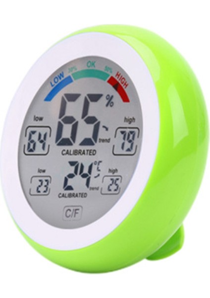 Dijital Monitör Higrometre Termometre Kapalı Oda Ev Sıcaklığı Nem Monitörü Ev Ofis Bebek Odası Yeşil (Yurt Dışından)