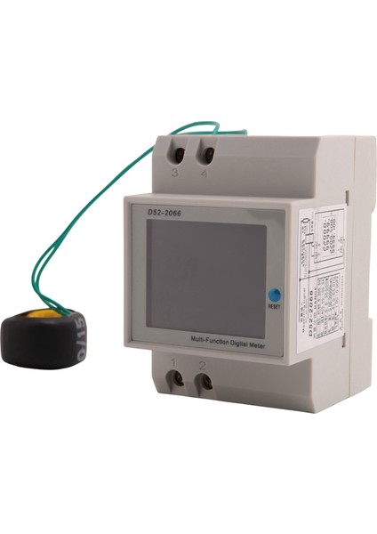 2x Dın Demiryolu Dijital Elektrik Ölçer AC40-300V 100A Voltmetre Akım Güç Ölçer Kwh Elektrik Enerji Frekans Ölçer (Yurt Dışından) indirimleri