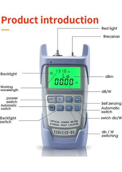 2x AUA-9A DXP-50D Görsel Arıza Konumlandırıcı Optik Fiber Test Cihazı ile Hepsi Bir Arada Optik Güç Ölçer 5km 10KM 20KM 30KM VFL10 Mw (Yurt Dışından) fırsatları