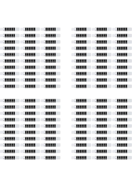 120 Pc Alın Termometre Şeritler Yapışkan Termometre Şeritleri Yeniden Kullanılabilir Termometre Çıkartmaları Bozma Çıkartma (Yurt Dışından)