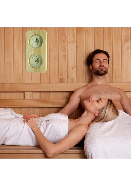 Sauna Termometresi Fahrenheit Higrometre Gauge 2in1 Kapalı Ev Sauna Termostatı, Geleneksel Sauna, Fıçısı Veya Dışarıda (Yurt Dışından) fırsatları