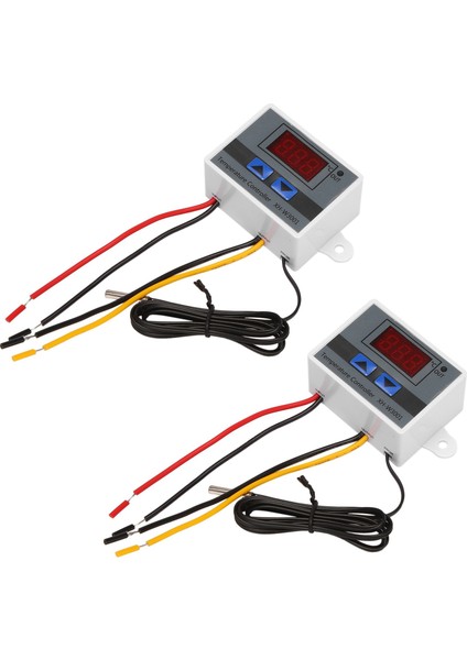 2x 220V Dijital LED Sıcaklık Denetleyicisi 10A Switch Dijital Ekran Inkübasyon Denetleyicisi ile Termostat Kontrolü (Yurt Dışından)