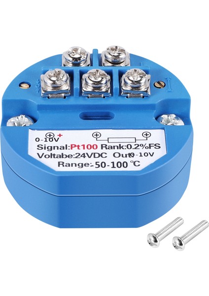 Rtd PT100 Sıcaklık Verici DC24V Eksi 50 ~ 100 Derece Çıktı 0-10V (Yurt Dışından) fiyatları