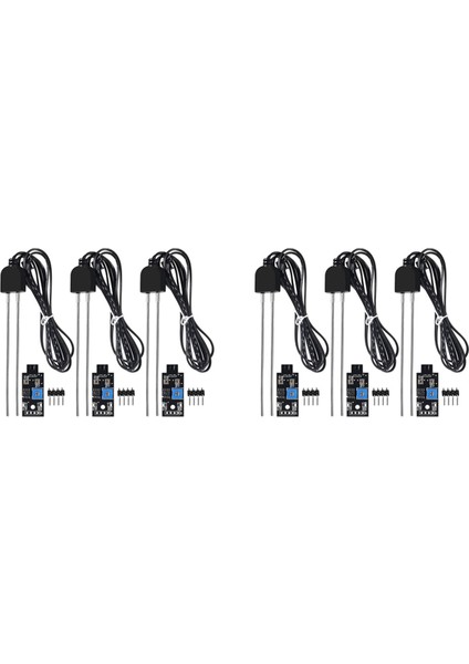 6 Korozyona Dayanıklı Prob, Modül Dijital Analog Sinyal Çıkışı ile Toprak Nem Sensörünü Setler Bahçe Otomatik (Yurt Dışından)