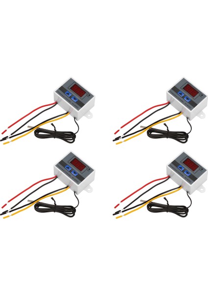 4x 220V Dijital LED Sıcaklık Denetleyicisi 10A Switch Dijital Ekran Inkübasyon Denetleyicisi ile Termostat Kontrolü (Yurt Dışından)