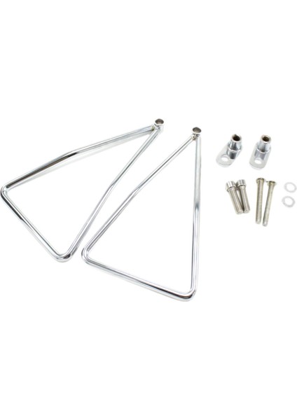 Saddlebag Braket Motosiklet Modifikasyonu Kolay Kurulum Metal Koruması (Yurt Dışından)