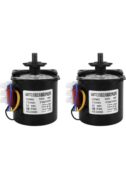 Çoğu Inkübatör 2.5r/dk Için 2x 220V Ac Yumurta Turner Motor Inkübatör Motoru Tersinir Dişli Motor (Yurt Dışından)