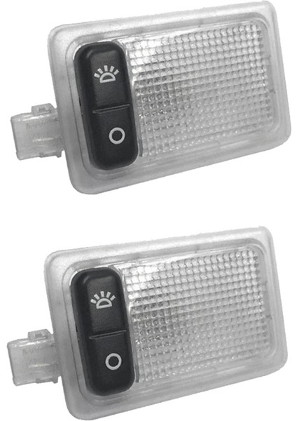 2x Iç Okuma Lambası Kubbesi Ford Focus Fiesta Mondeo 2005-2011 Araba Tavan Işığı Sinyali Tek Düğme (Yurt Dışından)