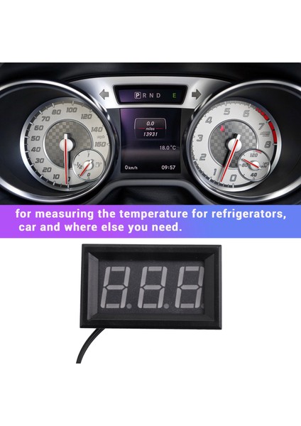Dc 5 - 12 V - 50 - 110 Derece C Dijital Termometre Termometre Buzdolabı Sıcaklık Dedektörü Problu [paralel Ithal Ürün] Mavi (Yurt Dışından) fiyatları