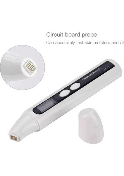 2x Taşınabilir Dijital Monitör Dedektörü Cilt Sensörü Yüz Cilt Nem Test Cihazı Su Yağı Analizörü (Yurt Dışından) modelleri