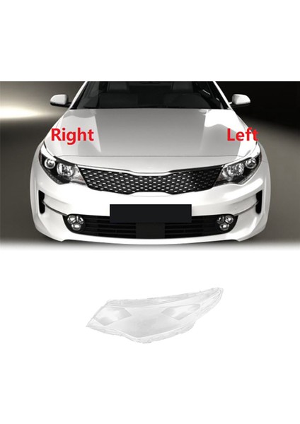 Kia K5 Optima 2016 2017 2018 Için 2x Sol Far Kabuğu Lambası Gölgesi Şeffaf Lens Kapak Far Kapağı (Yurt Dışından) fiyatları