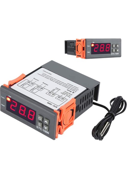 STC-1000 110-220V Dijital Sıcaklık Denetleyicisi Termostat Termoregülatör Inkübatör Röle LED 10A Isıtma Soğutma Aracı (Yurt Dışından) fırsatları