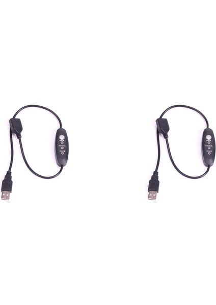 2x USB 5V-12V Sıcaklık Denetleyicisi Isıtıcı Termostat 3 Hızlı Ayarlanabilir 24W (Yurt Dışından)