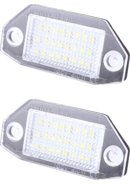 12V 24 LED Numaralı Plaka Plaka Işık Lambası Ford Mondeo Mk3 2000-2007 (Yurt Dışından) modelleri