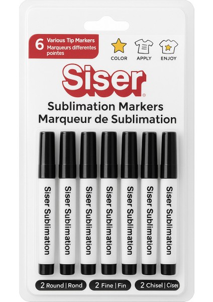 Marka Tekstil Kalemi | Ithal Süblimasyon Kalemi - Siyah