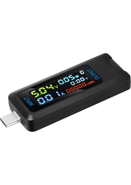 Tip-C Test Cihazı Dc Dijital Voltmetre Amperimetro Akım Voltaj Amper Ammetre Dedektörü Güç Bankası Şarj Cihazı Göstergesi (Yurt Dışından)