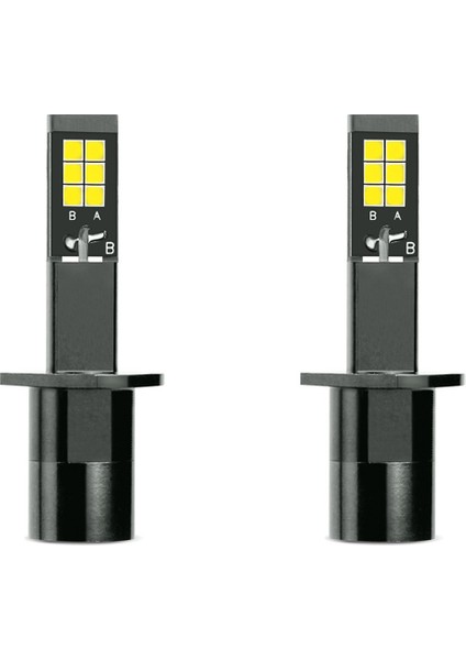 H1 Sisli Ampul LED LED Amber+Beyaz Çift Renk Kamyonlar Için Arabalar Lambalar Drl Lights Kit Ampulleri 9-32V 30W 3000LM, H1 (Yurt Dışından)