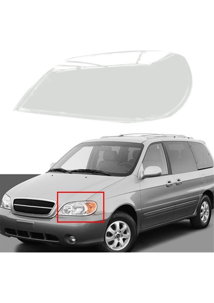 Araba Sol Far Kabuğu Lambası Gölgesi Şeffaf Lens Kapağı Kia Sedona 2004-2006 Için Far Kapağı (Yurt Dışından) fiyatları
